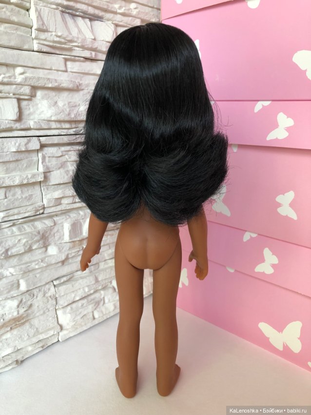 Нора-Карла с прямым пробором и чёлкой от Паола Рейна(Paola Reina), нюд (фото 5)