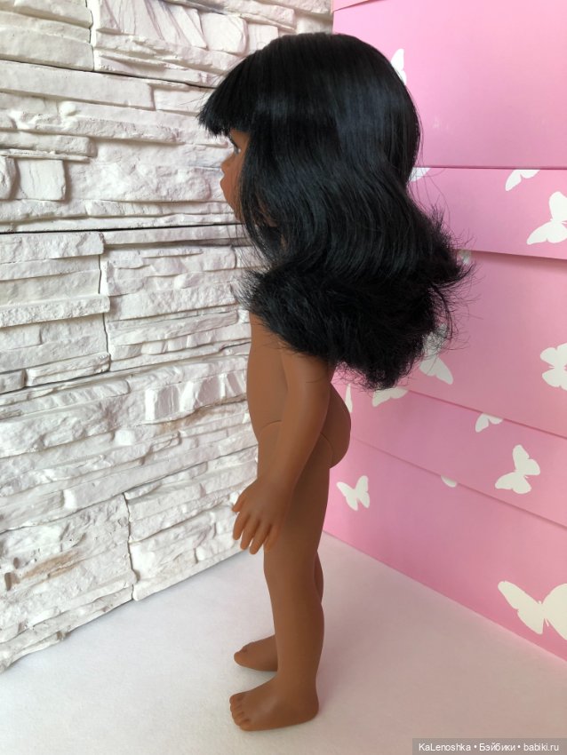 Нора-Карла с прямым пробором и чёлкой от Паола Рейна(Paola Reina), нюд (фото 6)