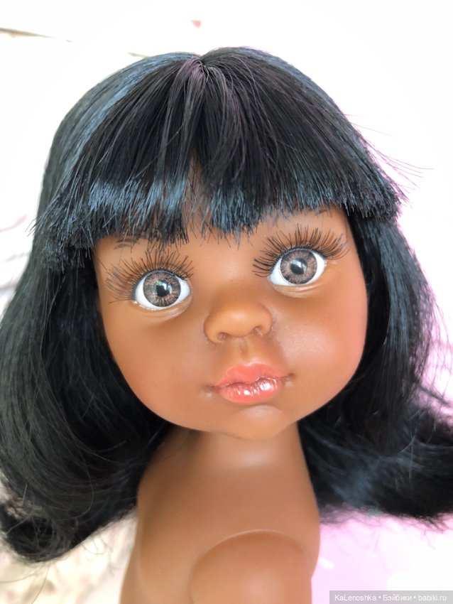 Нора-Карла с прямым пробором и чёлкой от Паола Рейна(Paola Reina), нюд (фото 8)