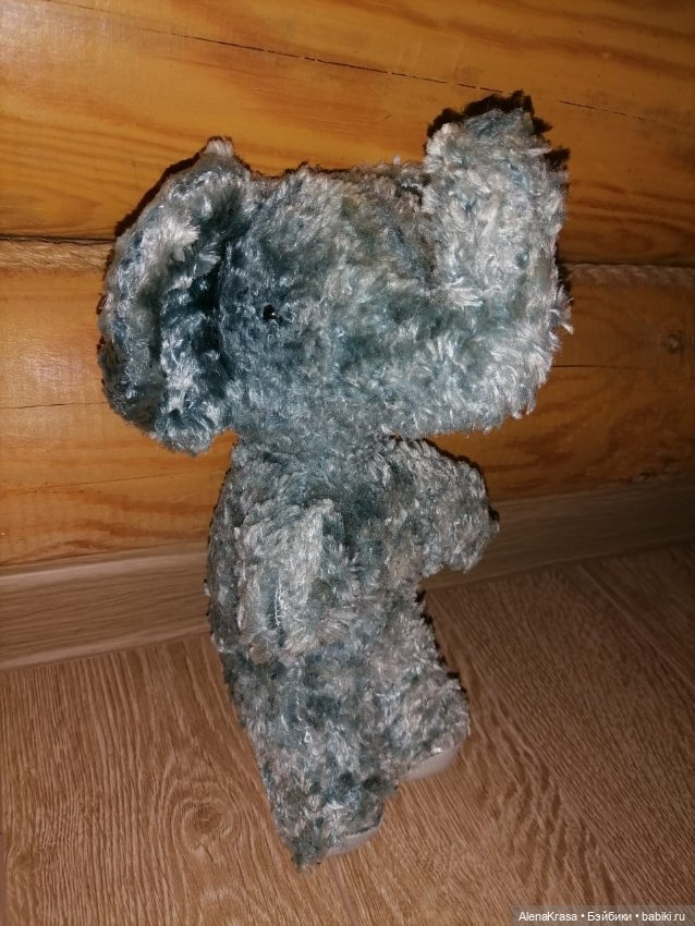 Плюшевый слоник — Винтажные куклы и игрушки детства