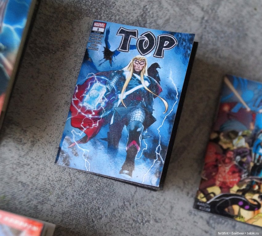 Набор комиксов Marvel в формате 1:6 (фото 4)
