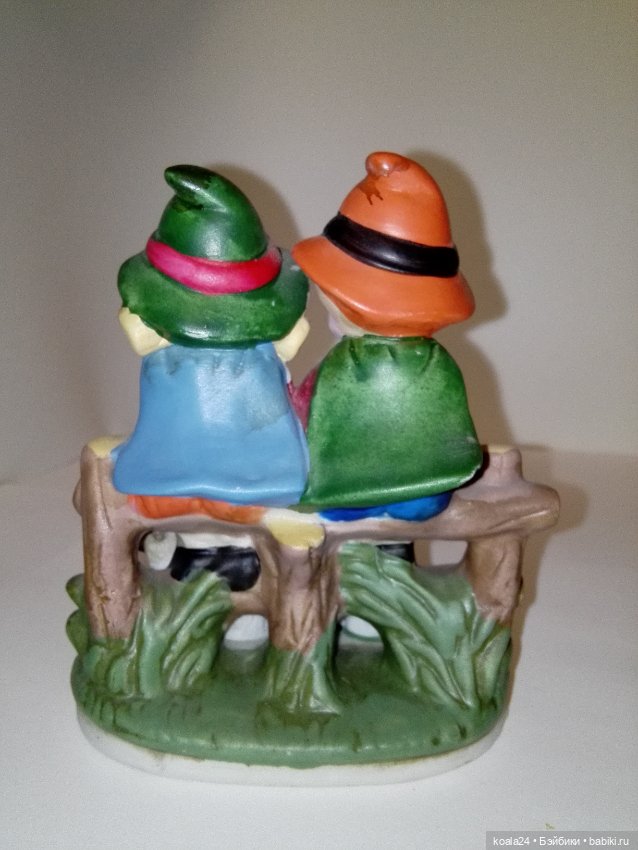 Статуэтка Бисквит Детки с овечками (фото 3)