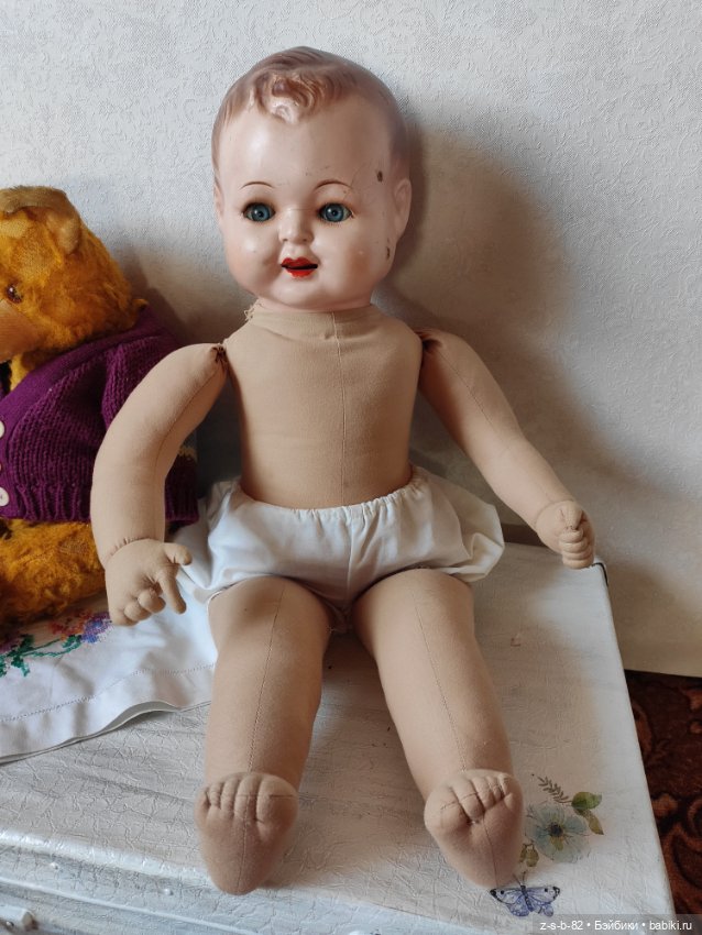 Огромный винтажный пупс — Винтажные куклы и игрушки детства (фото 10)