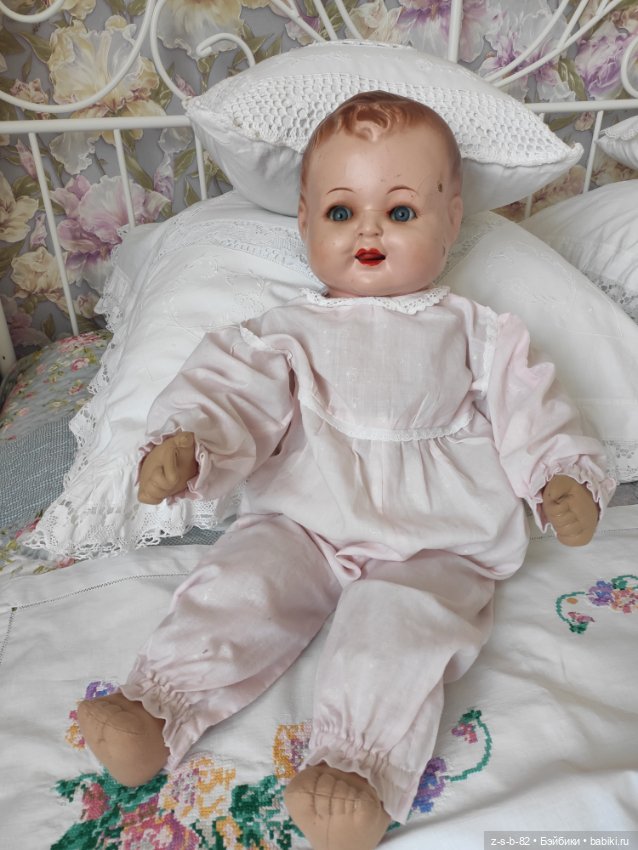 Огромный винтажный пупс — Винтажные куклы и игрушки детства (фото 9)