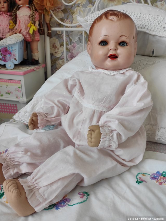 Огромный винтажный пупс — Винтажные куклы и игрушки детства (фото 2)