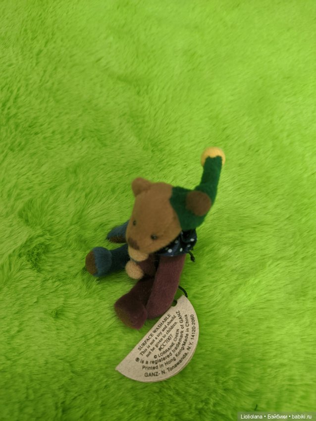 Мишка Джокер от Ganz. 7 см (фото 4)