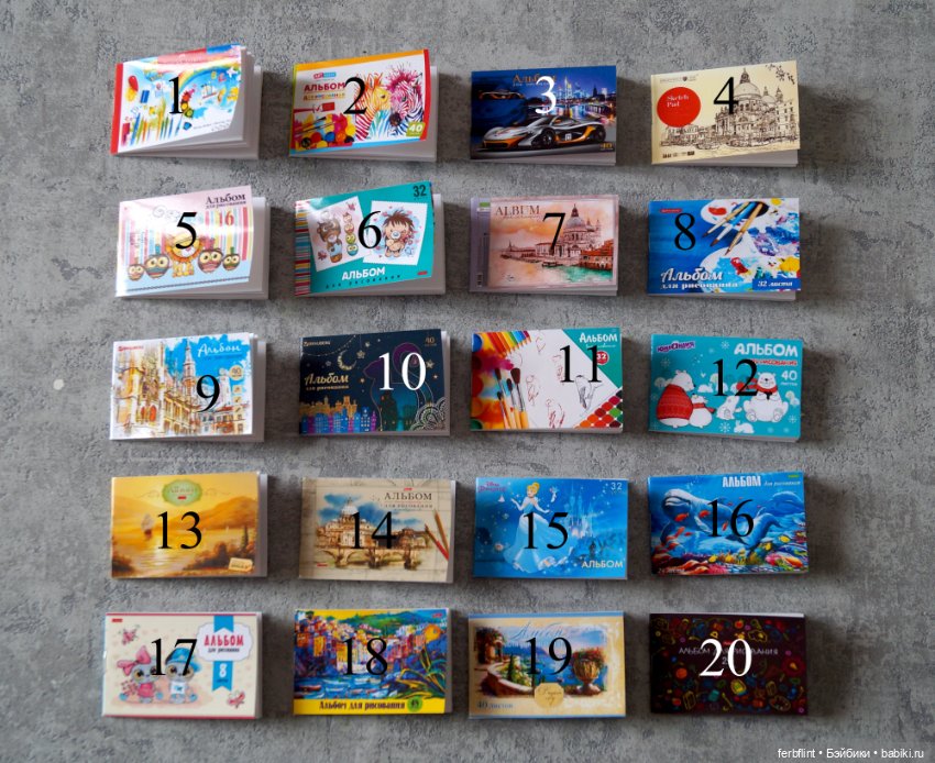 Альбомы для рисования в масштабе 1:6 (фото 2)