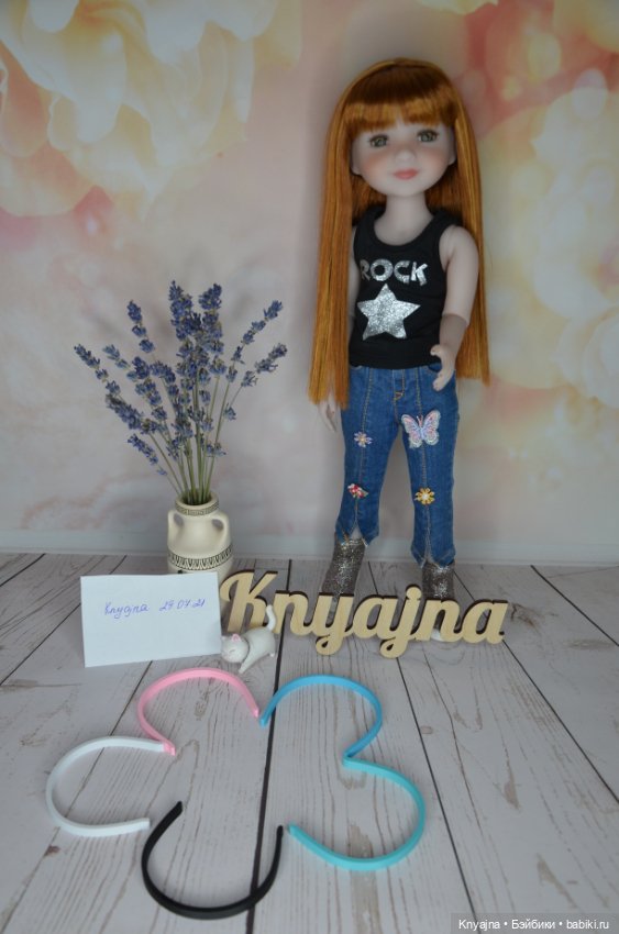 Ободки тонкие на кукол Руби Ред, 37 см и Готц, 36 см