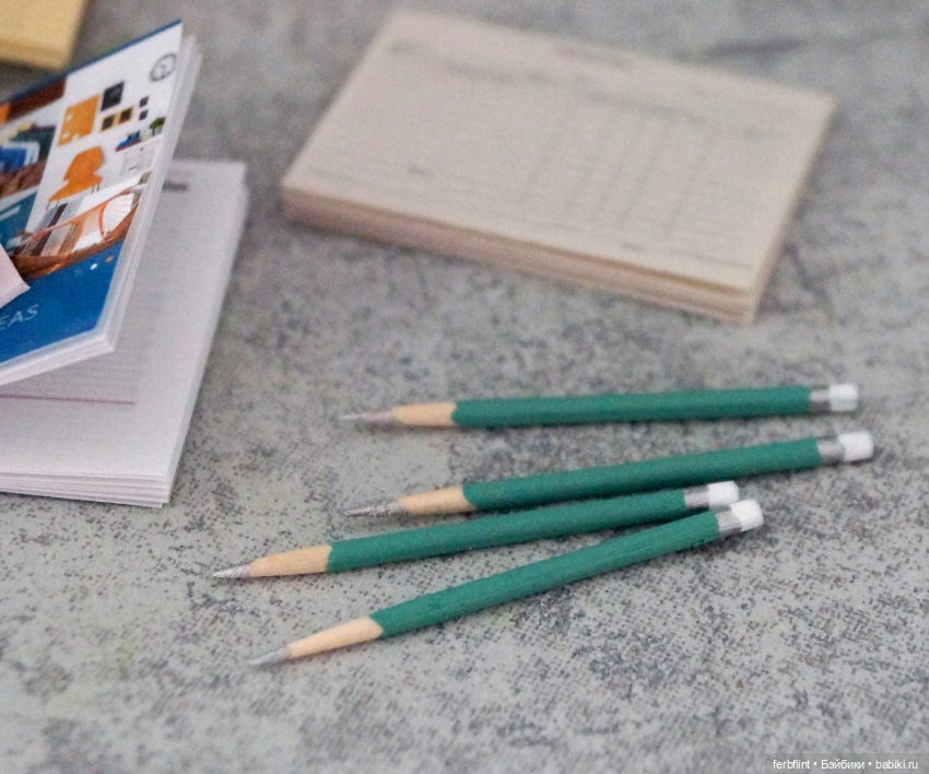 Офисный набор в масштабе 1:6 (фото 2)