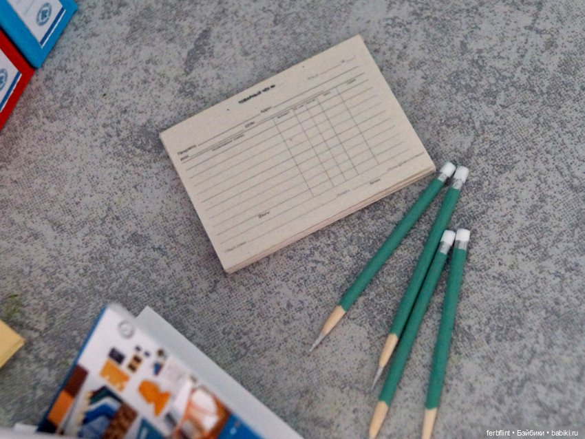 Офисный набор в масштабе 1:6 (фото 4)