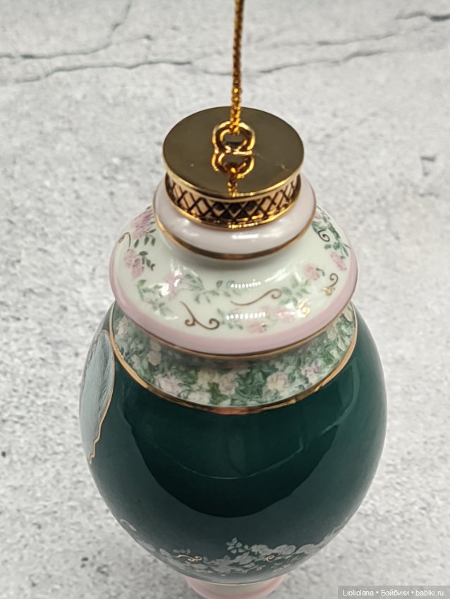 Фарфоровые ёлочные игрушки Симфония Ангелов от Bradford Exchange (фото 8)