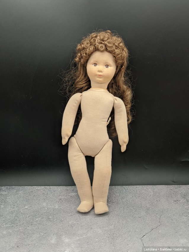 Тканевая кукла от Karin Heller. 1986 год