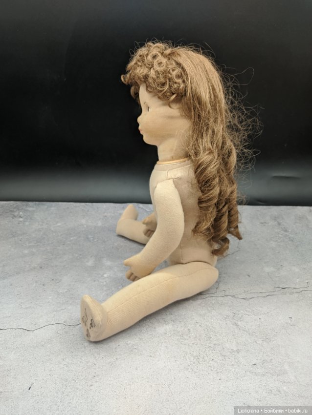 Тканевая кукла от Karin Heller. 1986 год