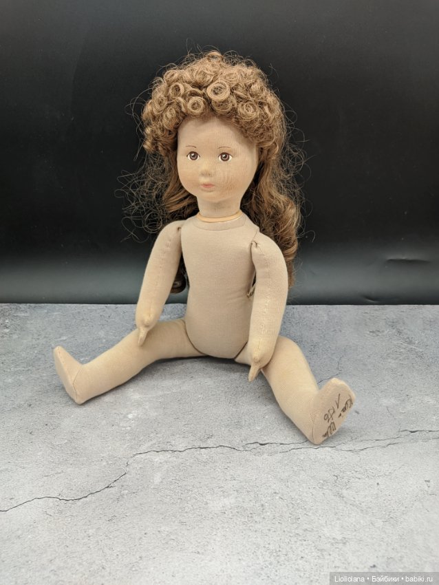Тканевая кукла от Karin Heller. 1986 год