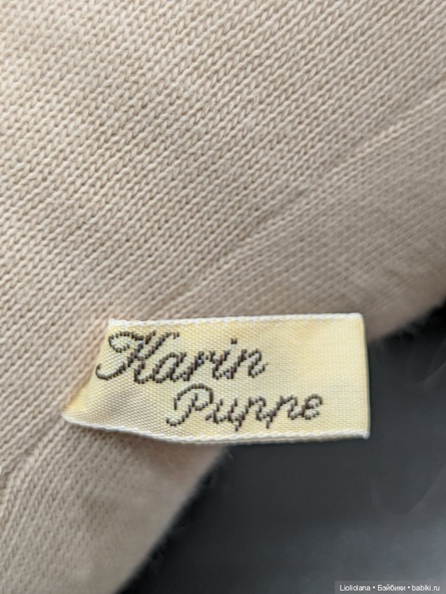 Тканевая кукла от Karin Heller. 1986 год