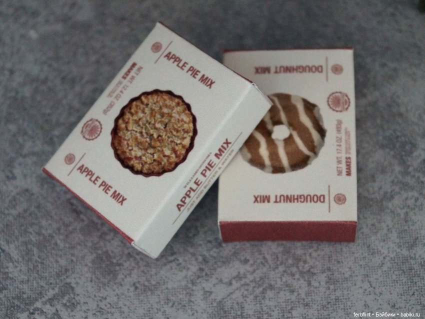 Набор коробочек-упаковок в масштабе 1:6 (фото 3)