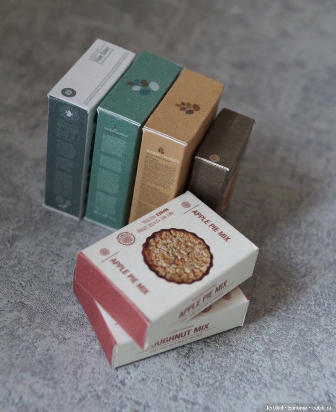 Набор коробочек-упаковок в масштабе 1:6 (фото 6)