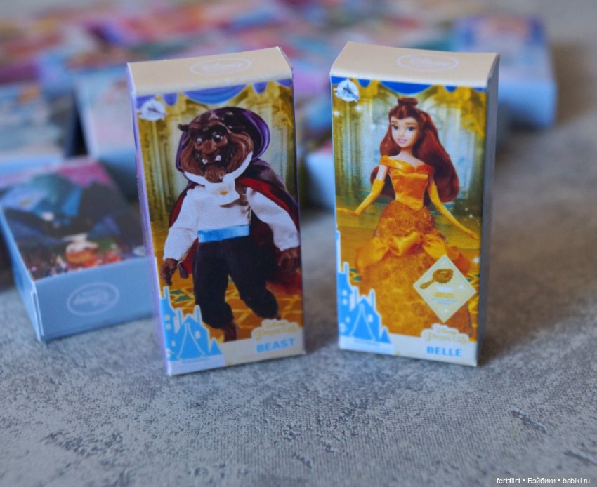 Миниатюрные Коробочки от кукол Disney в масштабе 1:6 (фото 5)
