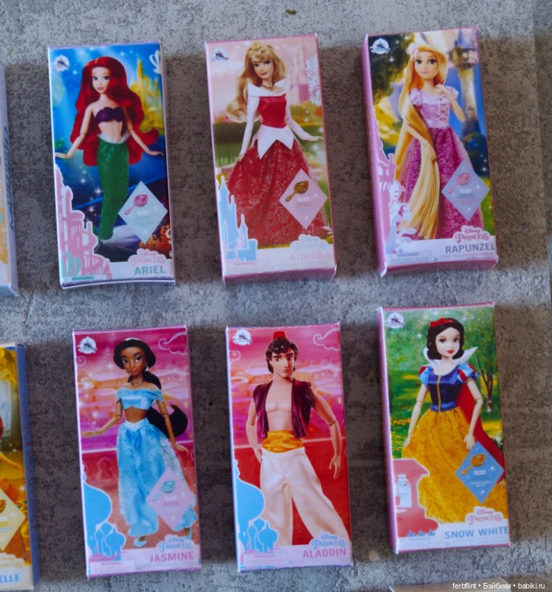 Миниатюрные Коробочки от кукол Disney в масштабе 1:6 (фото 2)