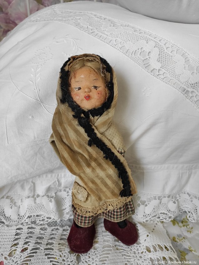 Антикварная кукла из серии Christmas carols (фото 8)