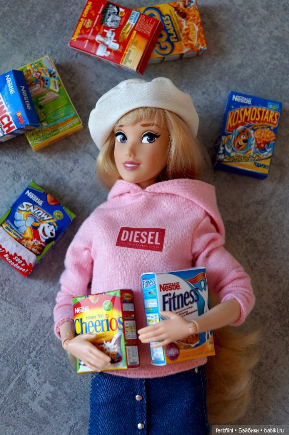 Миниатюрные коробочки готовых завтраков в масштабе 1:6 (фото 7)