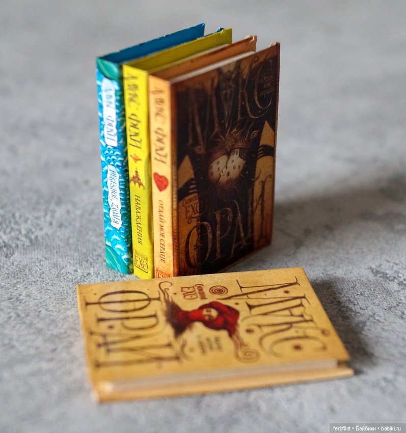 Миниатюрные книги №1 в масштабе 1:6 (фото 3)