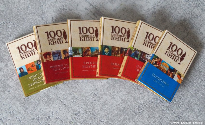 Миниатюрные книги №3 в масштабе 1:6