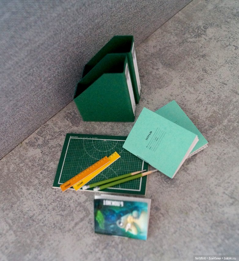 Зеленый канцелярский набор (фото 2)