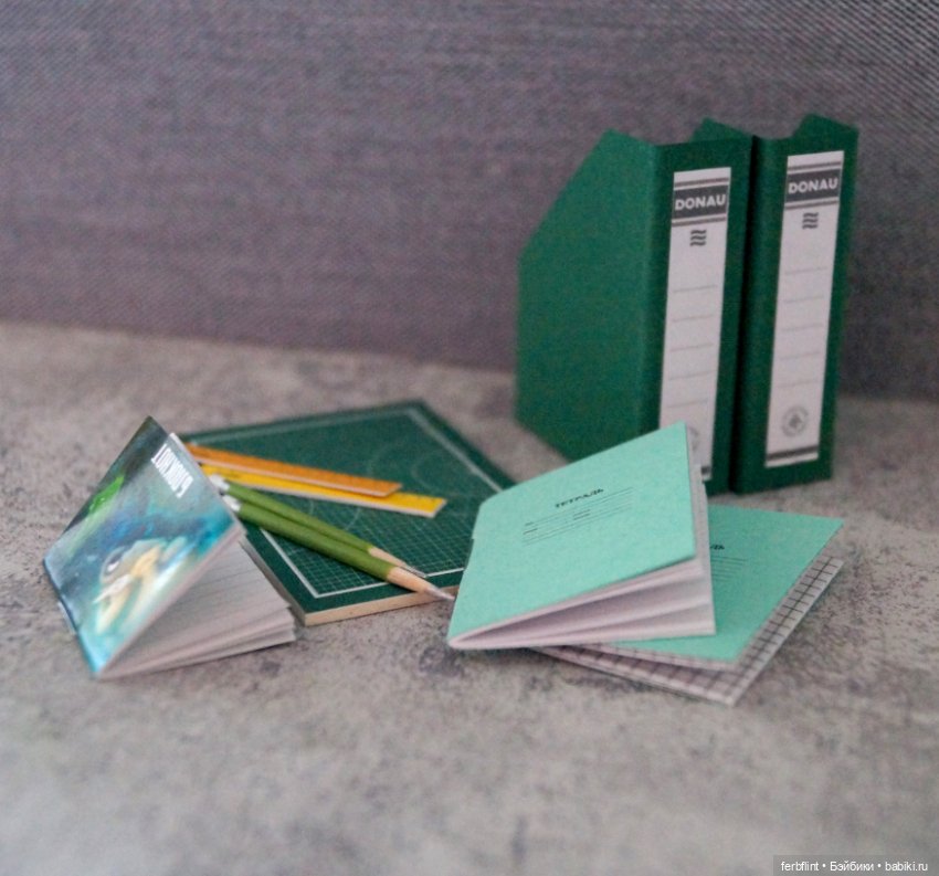 Зеленый канцелярский набор (фото 3)