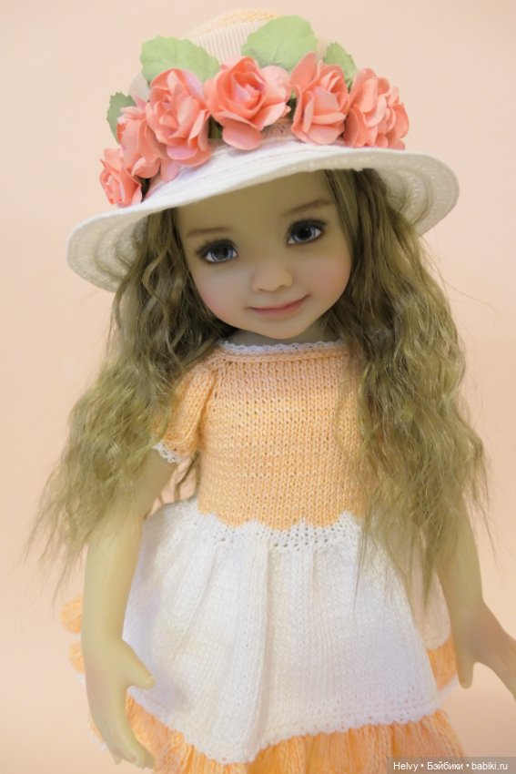 Платье и шляпка для куклол Little Darling и Paola Reina (фото 4)