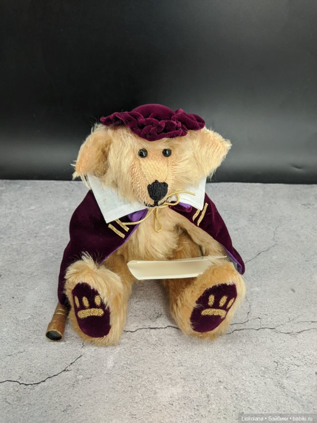 Винтажный мишка Галлилео от Diana Rowe Julet