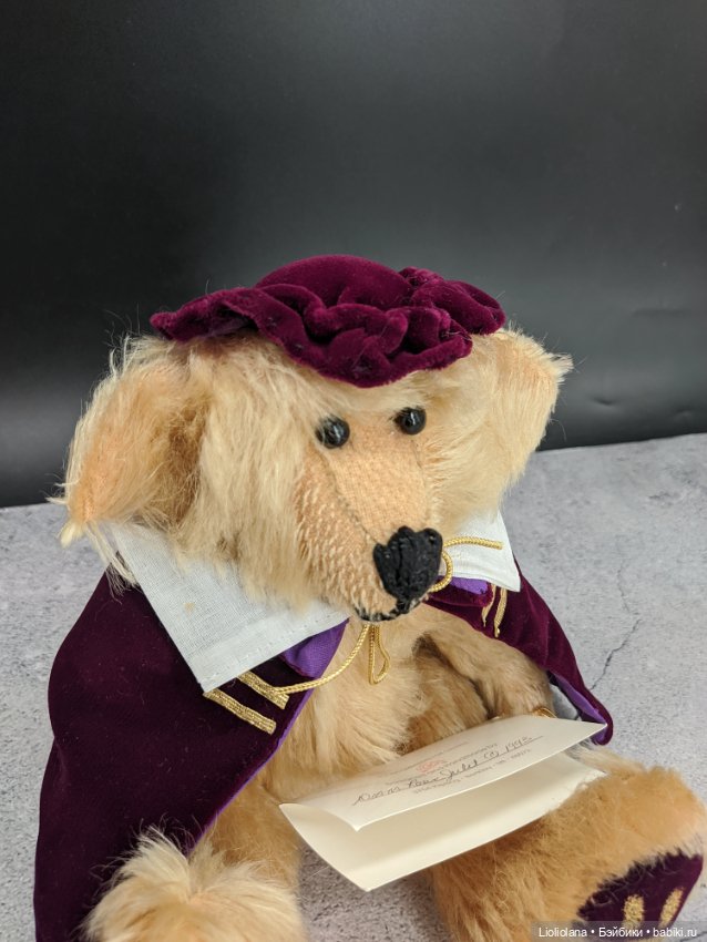 Винтажный мишка Галлилео от Diana Rowe Julet (фото 4)