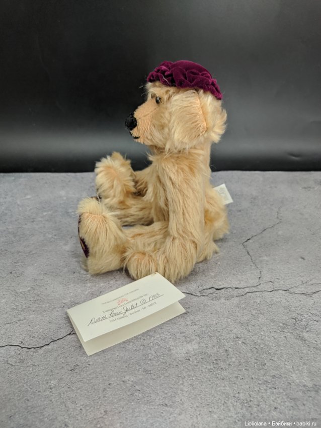 Винтажный мишка Галлилео от Diana Rowe Julet