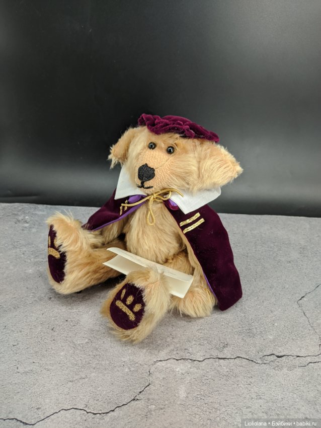 Винтажный мишка Галлилео от Diana Rowe Julet (фото 7)