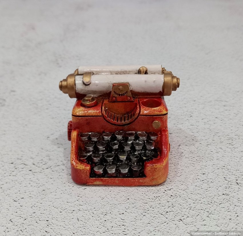 Печатная машинка — Миниатюра для кукол (фото 3)