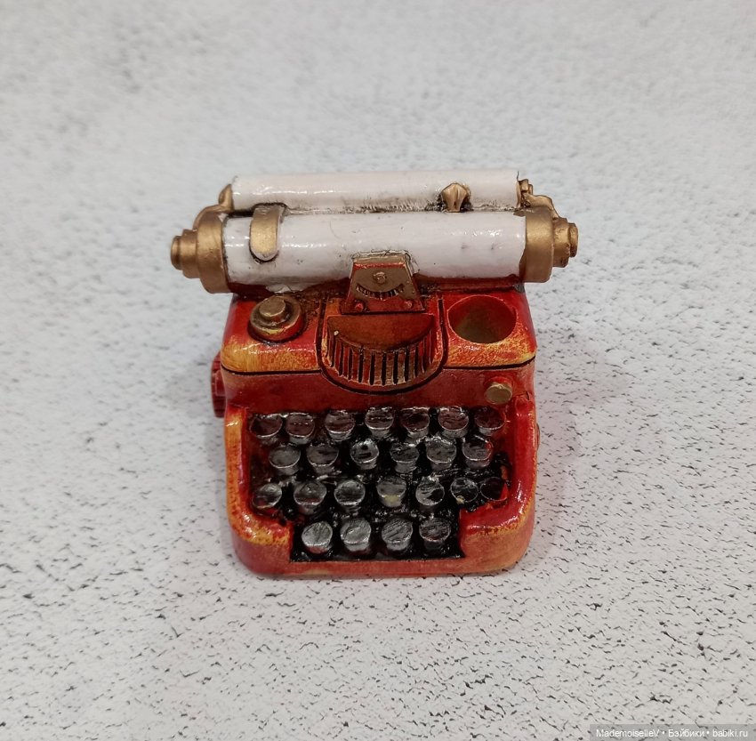 Печатная машинка — Миниатюра для кукол