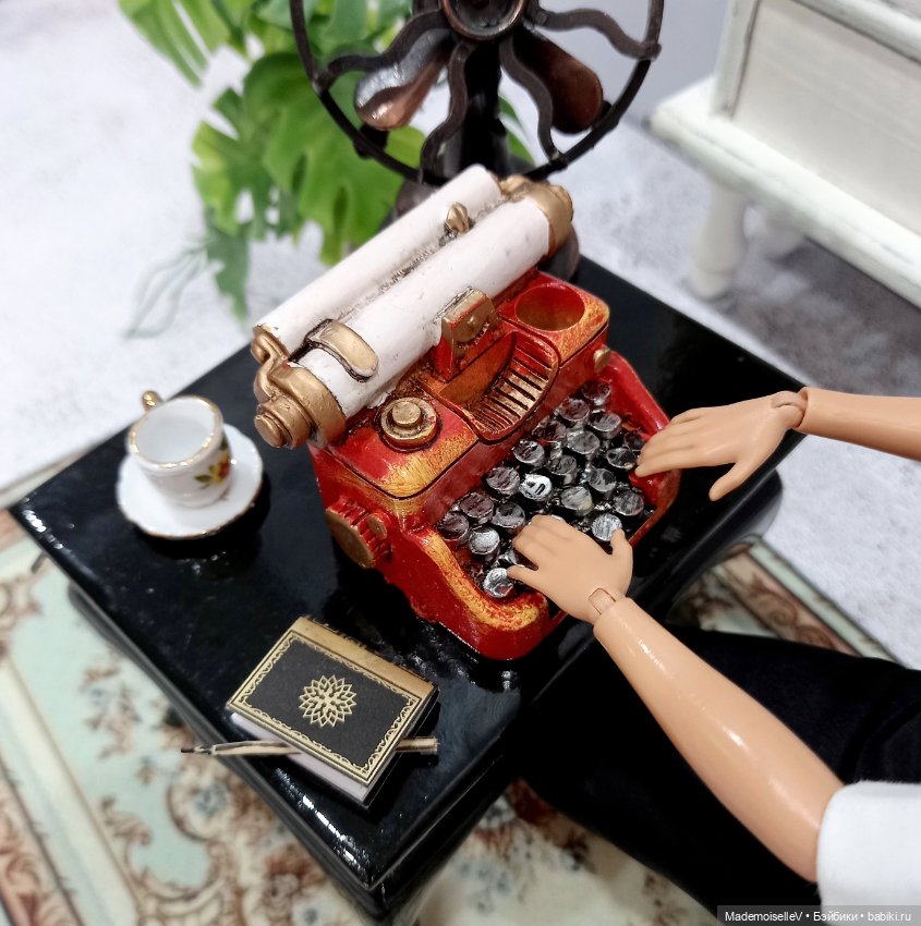 Печатная машинка — Миниатюра для кукол (фото 7)