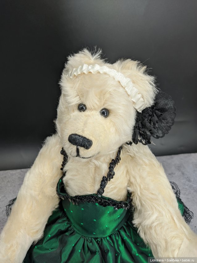 Мишка Бабочка. Мохер. Винтаж (фото 8)