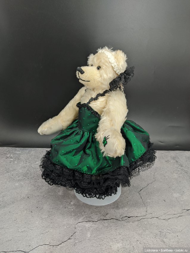 Мишка Бабочка. Мохер. Винтаж (фото 7)