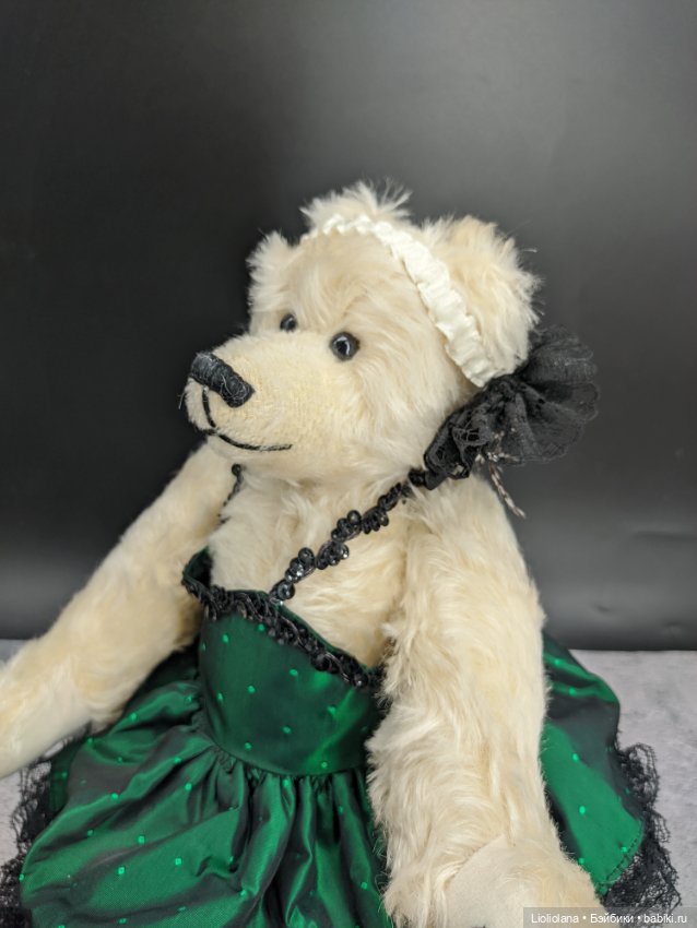 Мишка Бабочка. Мохер. Винтаж (фото 9)