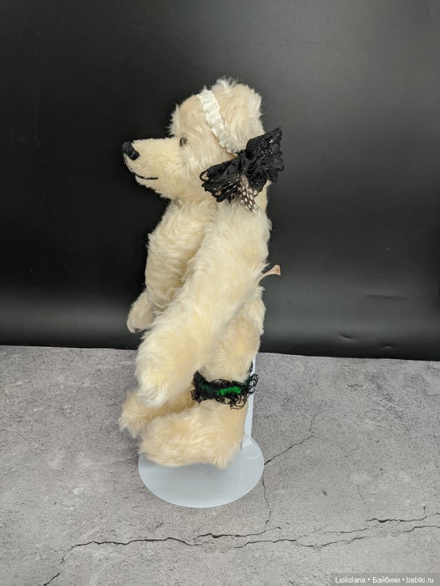 Мишка Бабочка. Мохер. Винтаж