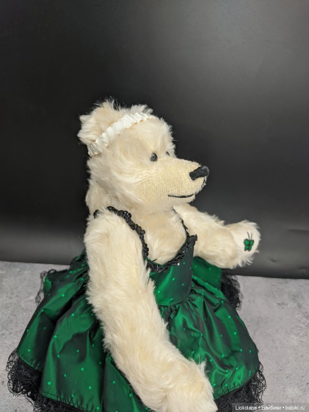 Мишка Бабочка. Мохер. Винтаж (фото 10)