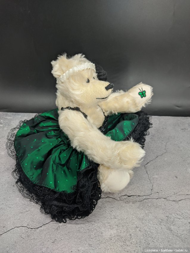 Мишка Бабочка. Мохер. Винтаж (фото 3)