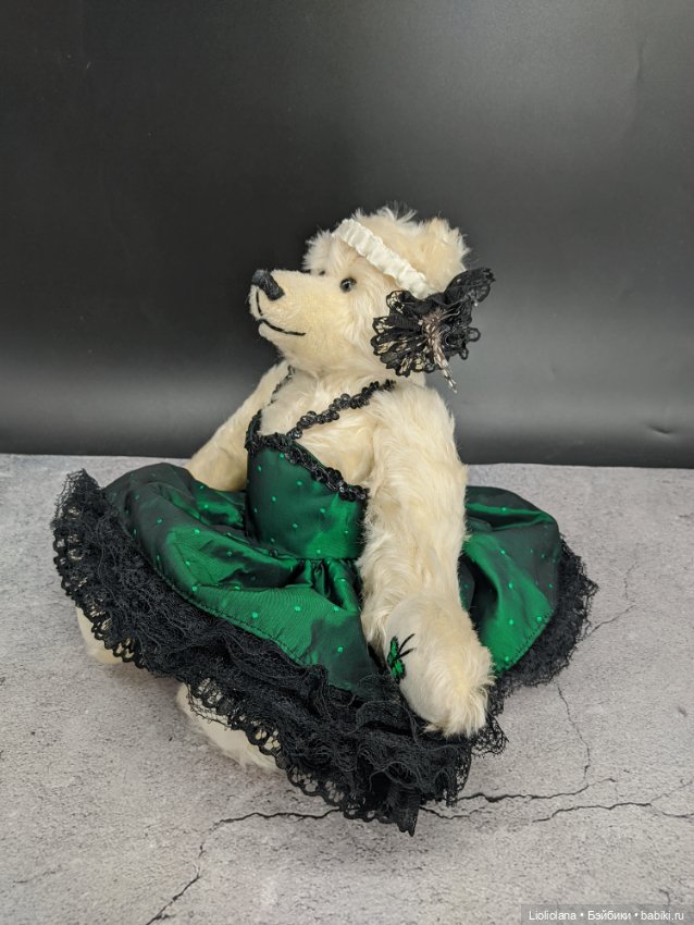 Мишка Бабочка. Мохер. Винтаж (фото 2)