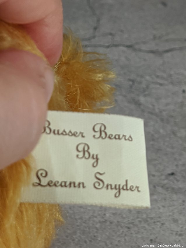Большой винтажный мишка от Leeann Snyder (фото 10)