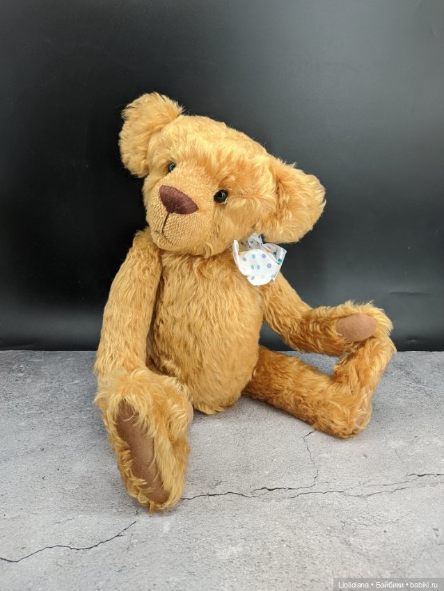 Большой винтажный мишка от Leeann Snyder