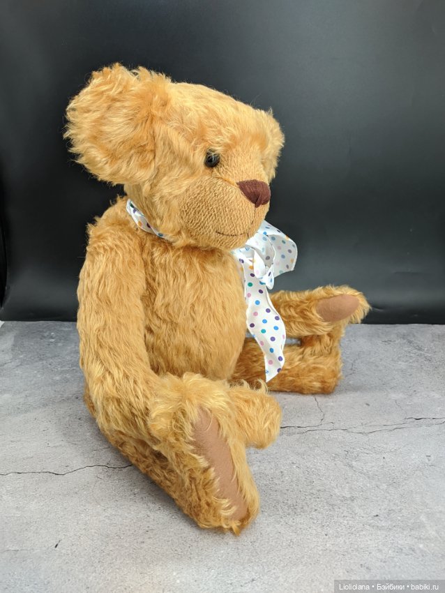 Большой винтажный мишка от Leeann Snyder (фото 8)