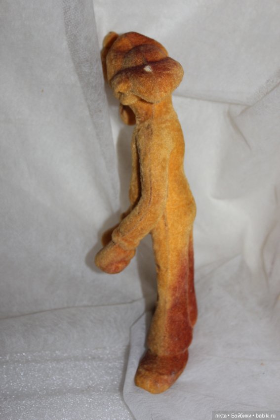 Игрушка СССР* Волк * Ну погоди * Флок на проволочном каркасе (фото 3)