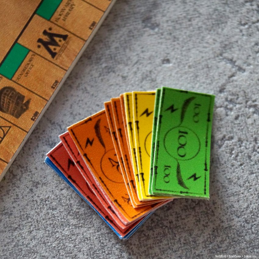 Настольная игра "Монополия. Гарри Поттер" в масштабе 1:6 (фото 4)