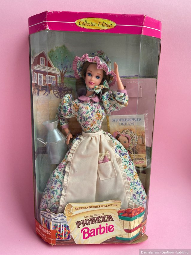 barbie collector edition american stories collection second edition pioneer barbie